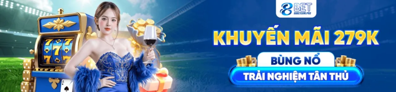 Sân vận động với ánh đèn rực rỡ và logo ga888vn win