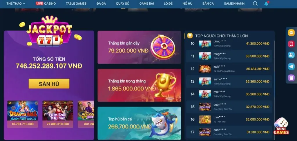 Game nổ hũ video hiện đại với đồ họa phiêu lưu ấn tượng